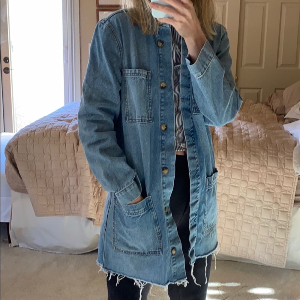 ASOS denim chore coat